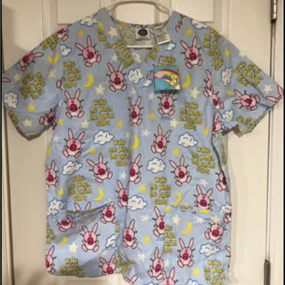 It’s happy bunny scrub top women’s size small